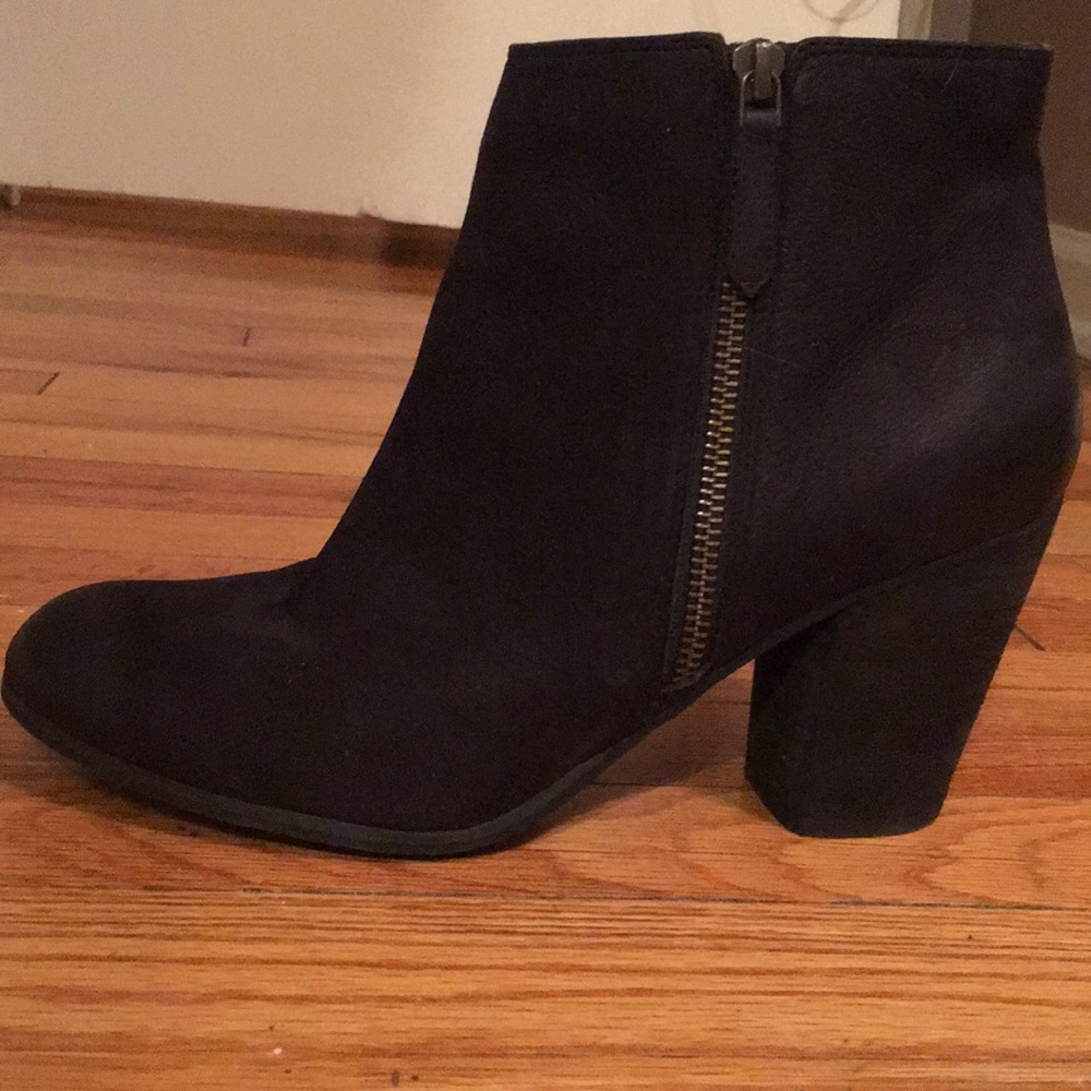 BP Suede Bootie heels
